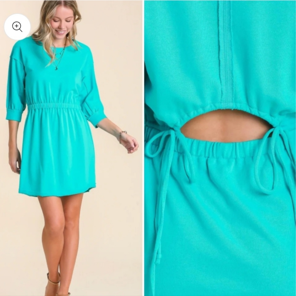 Umgee Ellie Sweatshirt Dress new without tags. Never worn.